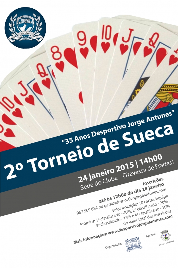 Torneio de Sueca dos 35 Anos está de volta