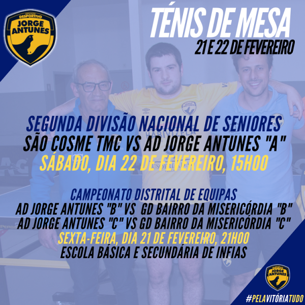 Agenda Ténis de Mesa