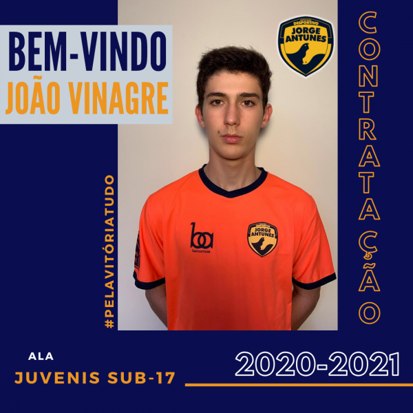 João Vinagre é reforço do DJA para a temporada 2020/2021