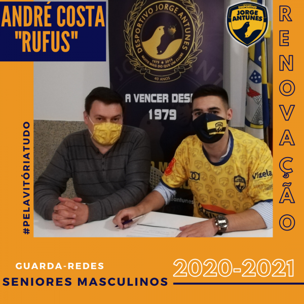 André Costa renovou com o Desportivo Jorge Antunes