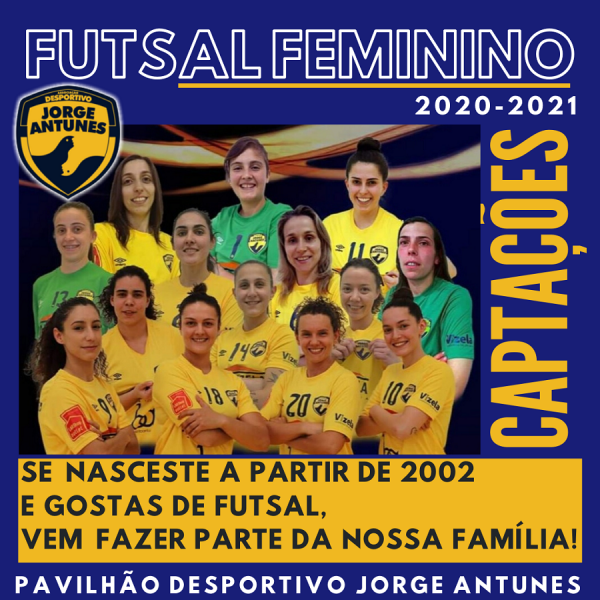 Captações camadas jovens femininas 2020/2021