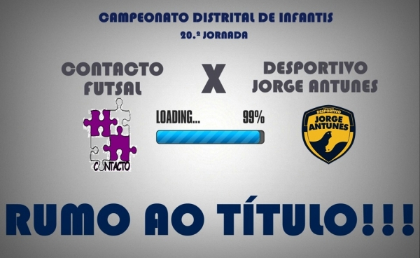Infantis a três pontos da conquista do campeonato