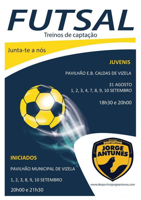 Treinos de Captação para Juvenis e Iniciados