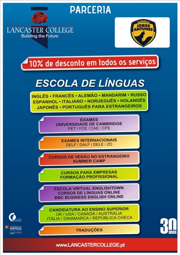 Parceria com Lancaster dá desconto a atletas e sócios