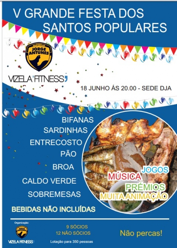 Festeje os Santos Populares connosco!