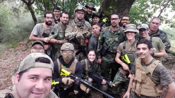 Treino de airsoft em Vizela