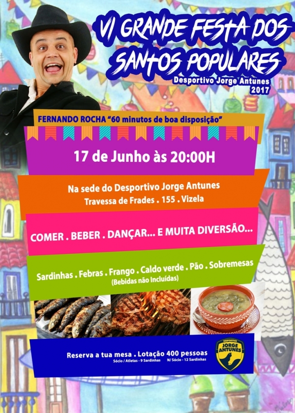 Fernando Rocha nas Festas Populares do DJA