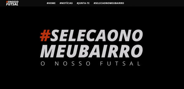 Jogo com a Seleção Nacional de Futsal