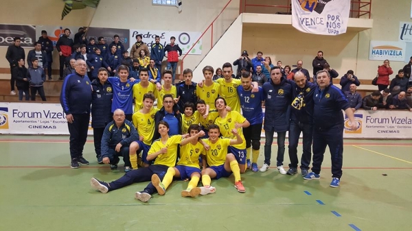 Juvenis campeões da AF Braga 2017-2018